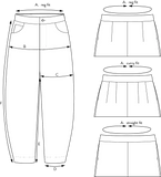 Barrel-Leg Trousers