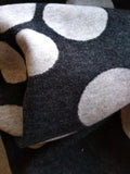 Organic Brushed Jacquard Knit / About A Dot / Black