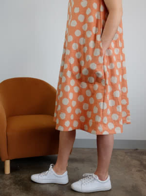 maxi shift dress pattern Shift Dress Pattern: A-line, Midi Length, Sizes 10-18 (PDF Pattern)