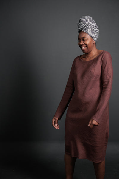 Laundered Linen / Oxblood