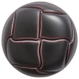 Leather Buttons / 20mm or 23mm / Brown / Set of 4