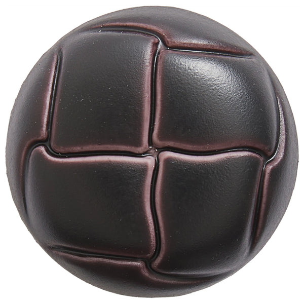 Leather Buttons / 20mm or 23mm / Brown / Set of 4