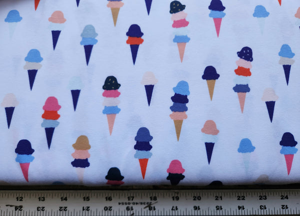 Jersey Knit / Ice Cream Cone