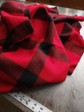 Wool Coating / Red Buffalo Plaid