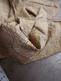 Indian Cotton / Hand Block Print / Sunshine Clam