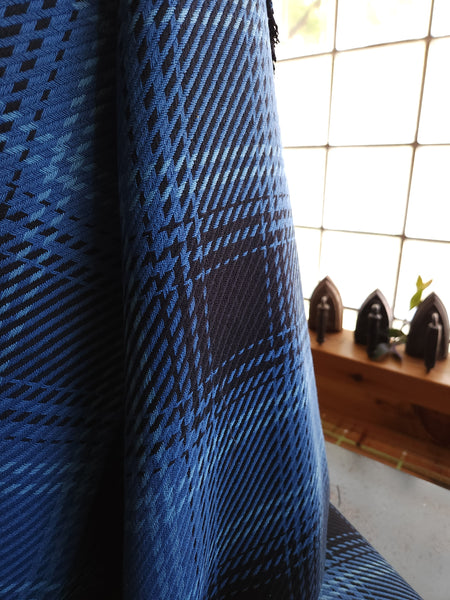 Yarn Dyed Twill Weave / Azure Plaid