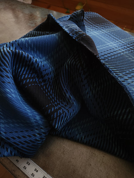 Yarn Dyed Twill Weave / Azure Plaid