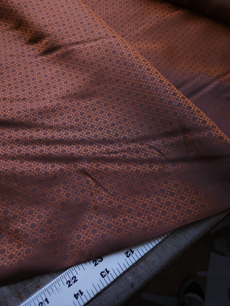 Viscose Acetate Lining / Copper Jacquard