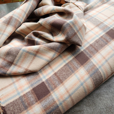 Yarn Dyed Flannel / Mushroom Plaid