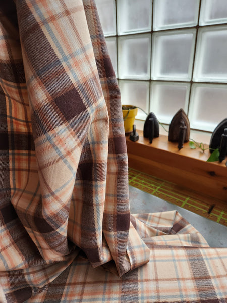 Yarn Dyed Flannel / Mushroom Plaid