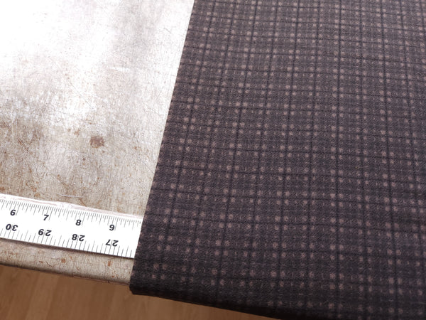 Cotton Flannel / Espresso Grid