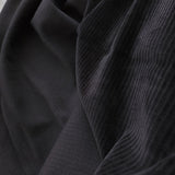 Organic Knit Corduroy / Black