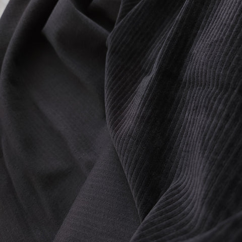 Organic Knit Corduroy / Black