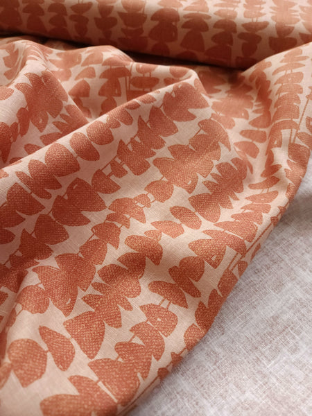 Stack Stone Fabric Linen Cotton / Stacked Stones / Garment Fabric | Oak Fabrics