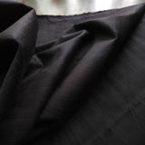 Baby Wale Corduroy / Embossed Plaid / Black