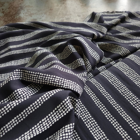 Viscose Challis / Gaia Deep Charcoal