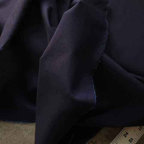 Cotton Dobby / Dark Indigo