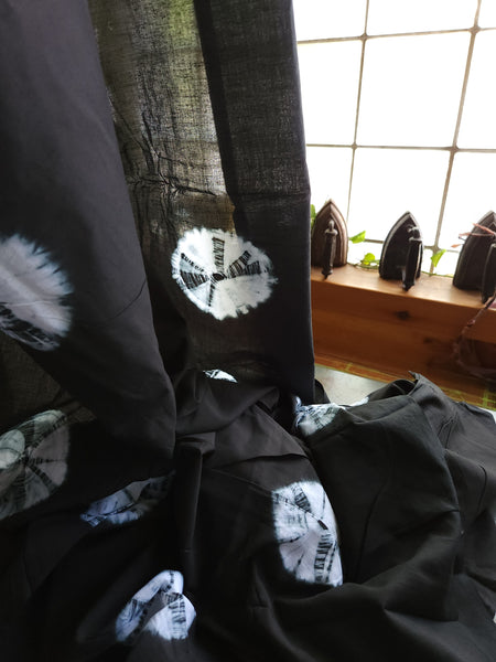 Indian Cotton / Big Shibori Dot