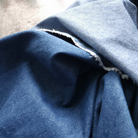 8oz Washed Denim / Mid Blue