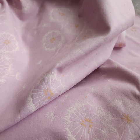 Double Brushed Flannel / Lilac Dandelion