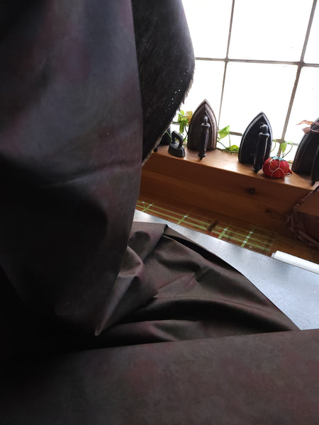 Japanese Cotton Print / Floral Overdye