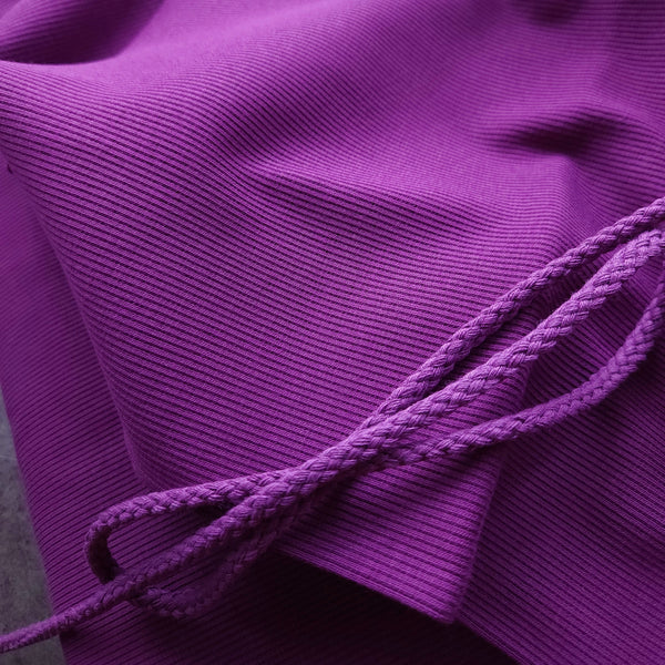 Organic Ribbing Pattern Organic Rib Knit / Orchid | Oak Fabrics