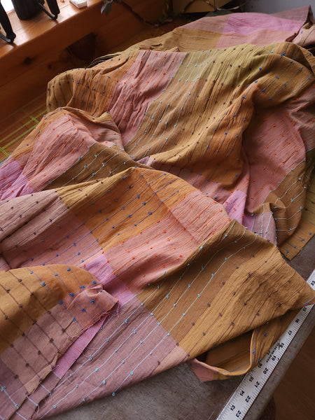 Loopy Indian Cotton / Lilac Grasses