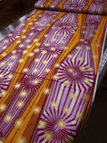 African Wax Print / Grappa Metallic
