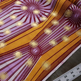 African Wax Print / Grappa Metallic