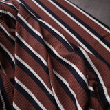 Tencel Rib Knit / Derby Stripe