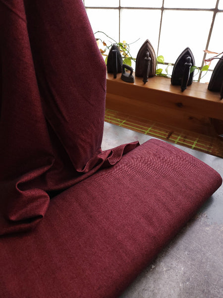 Yarn Dyed Flannel / Brick Herringbone