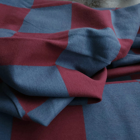 Organic Brushed Knit / Thunder Fuchsia