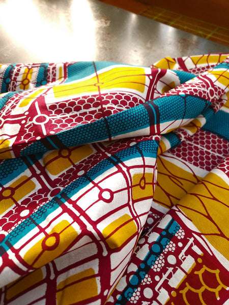 African Wax Print / Grappa Lime