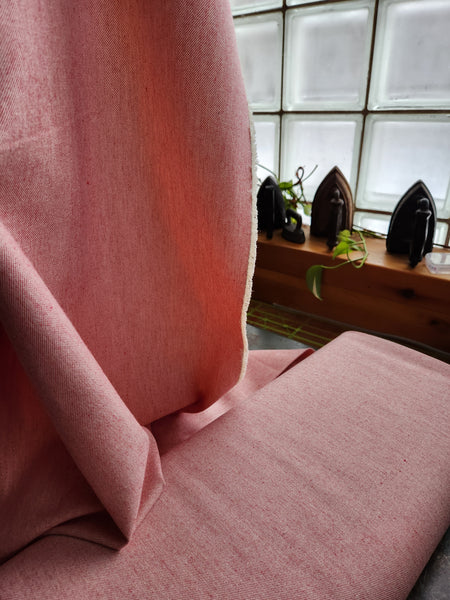 Yarn Dyed Flannel / Peach Pit