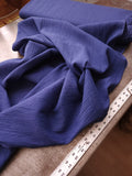 Crinkle Cotton Gauze / Cobalt