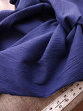 Crinkle Cotton Gauze / Cobalt