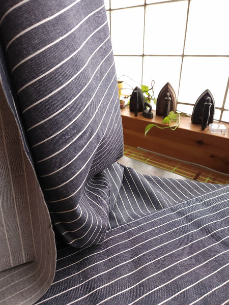 10oz Organic Denim / Wide Stripe