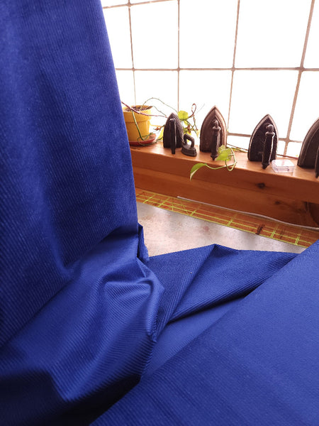 Organic Stretch Corduroy / Cobalt
