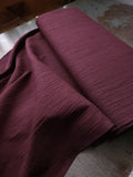 Crinkle Cotton Gauze / Oxblood