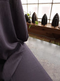 Crinkle Cotton Gauze / Elephant Grey