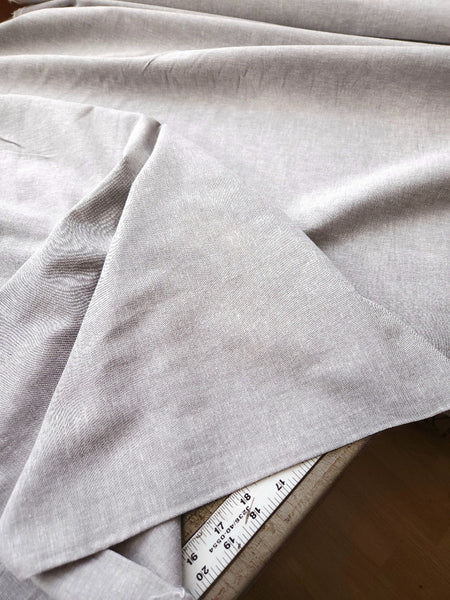 Yarn Dyed Cotton Linen / Cloud