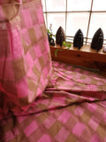 Woven Ikat / Pink Brush