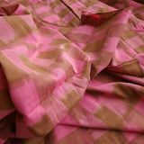 Woven Ikat / Pink Brush