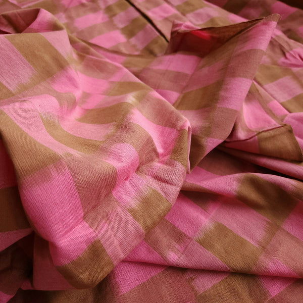 Woven Ikat / Pink Brush