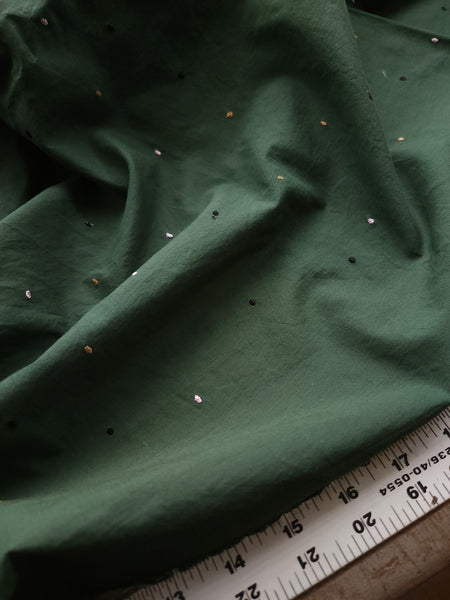 Embroidered Indian Cotton / Pisces Spot