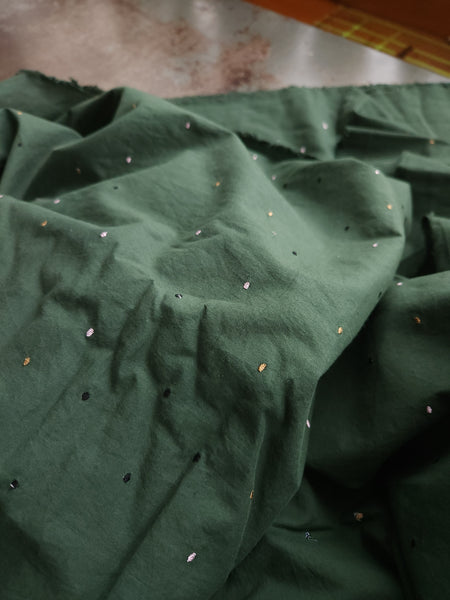 Embroidered Indian Cotton / Pisces Spot