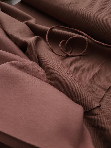 Organic Rib Knit / Old Rose