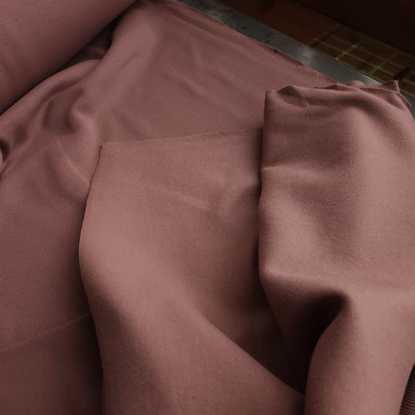 Organic Sweatshirt Fleece / Old Rose