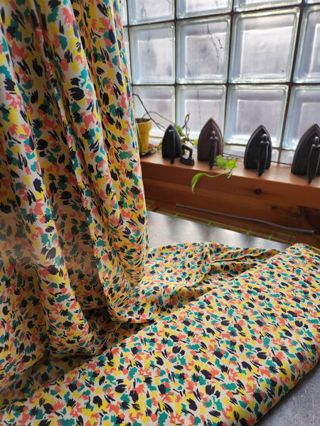 Viscose Challis /  Les Feux D'artifice