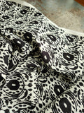 Organic Double Gauze / Ikat Blossoms